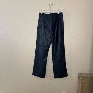 Cotton On Black Faux Leather Pants